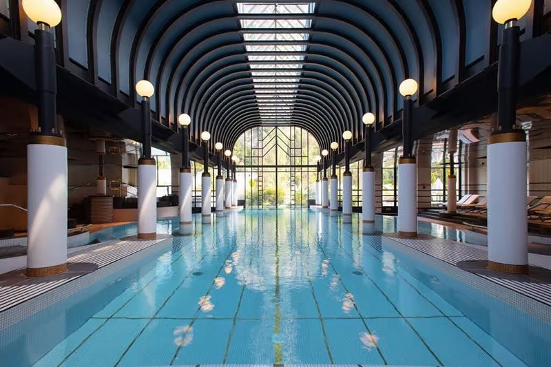 Thermal Bath in Luxury Hotel of Switzerland